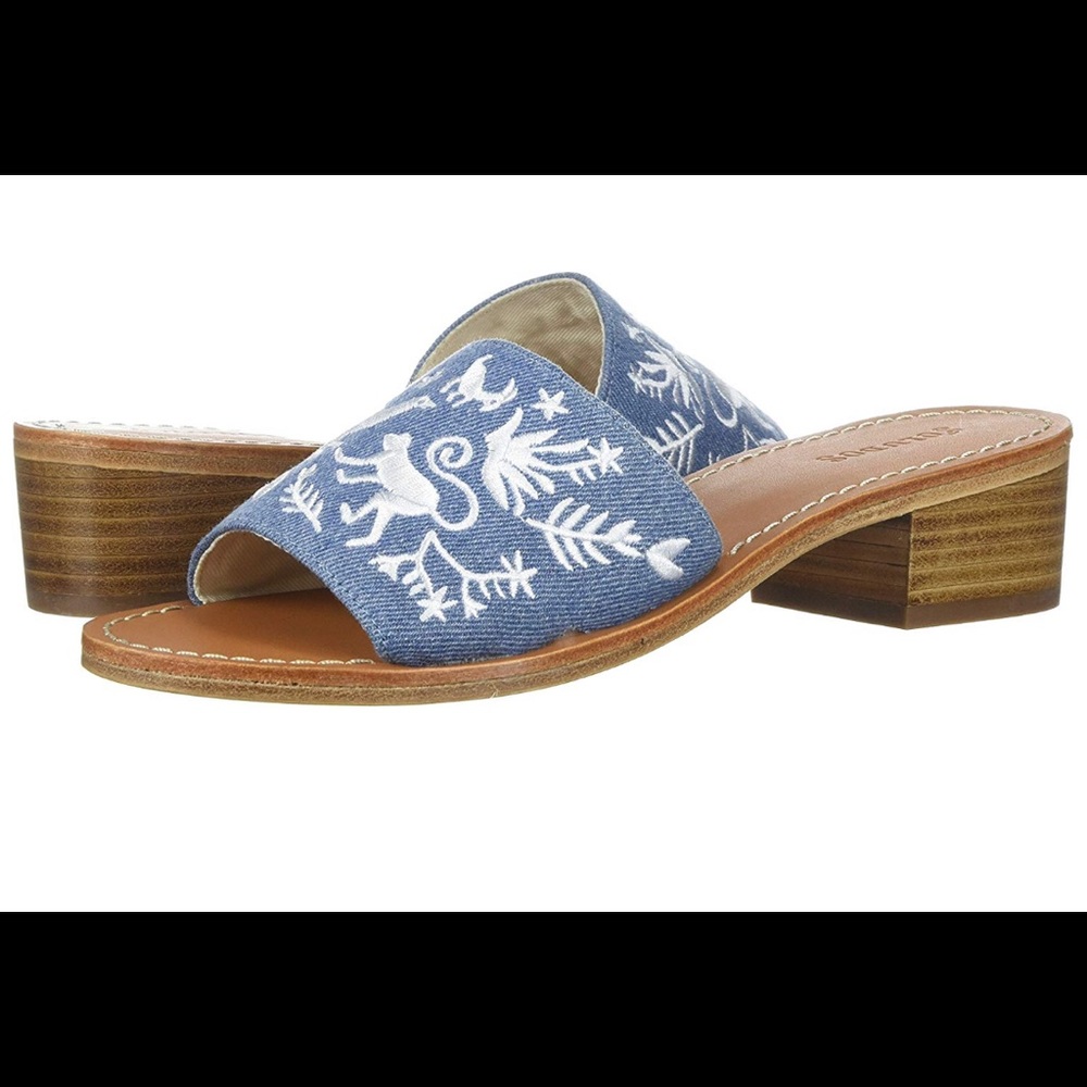 NWOT Soludos Otomi city slide sandals